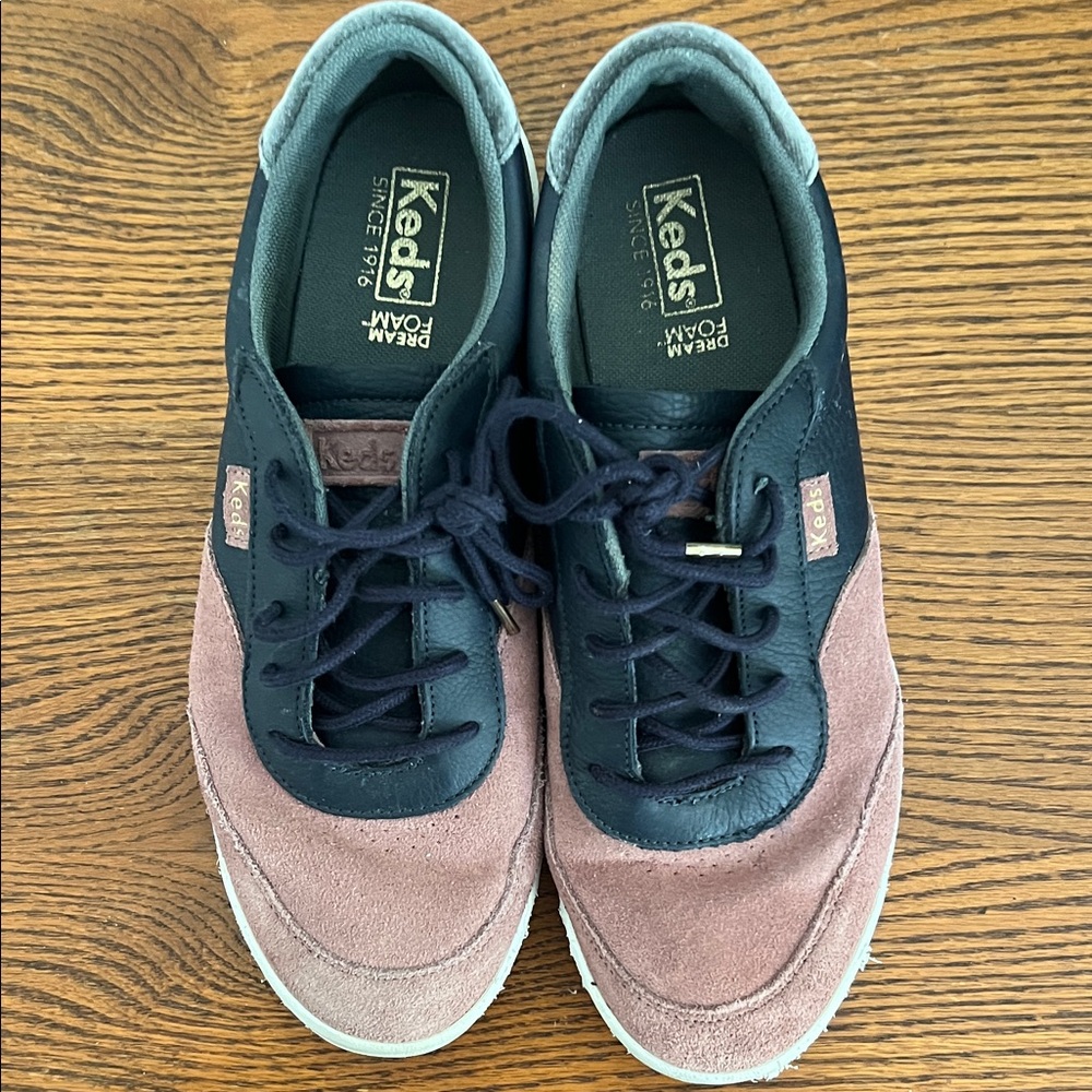 Keds Women's Sneakers in Navy and Mauve